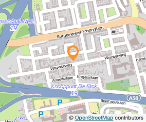 Bekijk kaart van A.F.P. van Meel  in Roosendaal