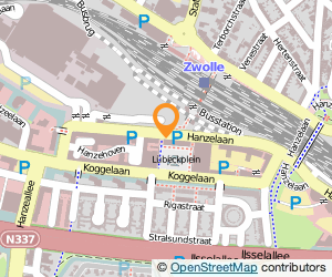 Bekijk kaart van Grand Cafe Lubeck  in Zwolle