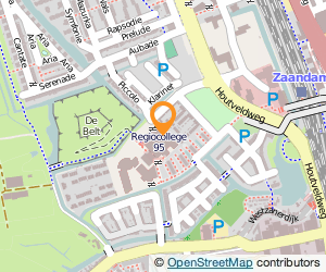 Bekijk kaart van Regio College in Zaandam