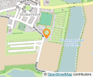 Bekijk kaart van Camping 'De Kreekoever'  in Ouwerkerk