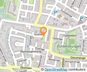 Bekijk kaart van Maatschap Fysiotherapie Vijverlaan in Dordrecht
