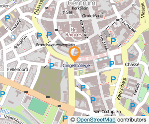 Bekijk kaart van Cingel College en hoofdkantoor in Breda