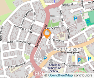Bekijk kaart van Bibliotheek gemeente Barneveld vestiging in Voorthuizen
