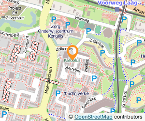 Bekijk kaart van Kardolus Schermschool  in Zoetermeer