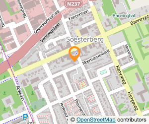 Bekijk kaart van Ontmoetingscentrum De Drie Eiken in Soesterberg