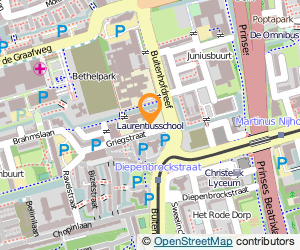 Bekijk kaart van Laurentiusschool SBO  in Delft