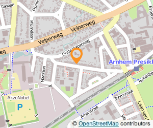 Bekijk kaart van Korfbalvereniging Oost-Arnhem Hotel Warnsborn in Arnhem