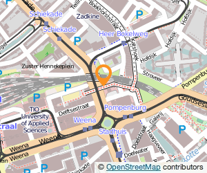 Bekijk kaart van Shell Zelftank station hofplein in Rotterdam