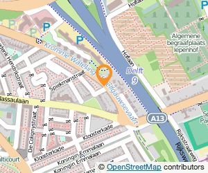 Bekijk kaart van P.A.M. Janszen  in Delft