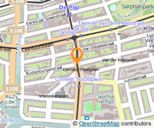 Bekijk kaart van Van Ostade Garage  in Amsterdam