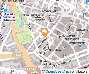 Bekijk kaart van JMW Horeca Uitzendbureau in Nijmegen