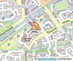 Bekijk kaart van Albert Heijn in Hellevoetsluis