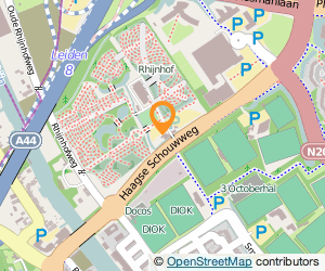 Bekijk kaart van Stichting Beheer Begraafplaats 'Rhijnhof' in Leiden