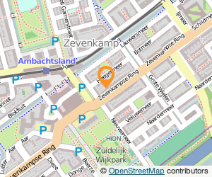 Bekijk kaart van Tandartspraktijk Zevenkamp  in Rotterdam