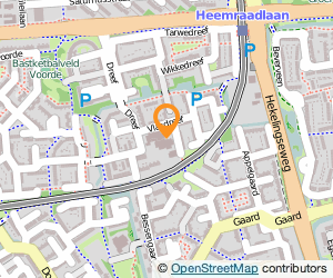 Bekijk kaart van OBS de Toermalijn, locatie Vlasdreef in Spijkenisse