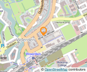 Bekijk kaart van ROC Midden Nederland in Woerden