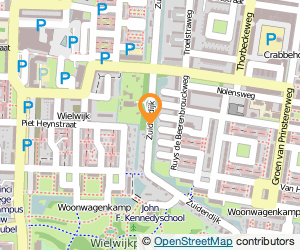 Bekijk kaart van Kennedyschool, locatie Zuidendijk in Dordrecht