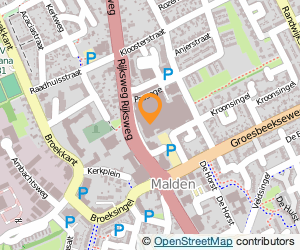 Bekijk kaart van Malden Telecom in Malden