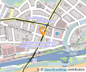 Bekijk kaart van Kapsalon Ginius in Rotterdam