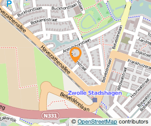 Bekijk kaart van Hoogers Bouwkundig Adviesburo  in Zwolle