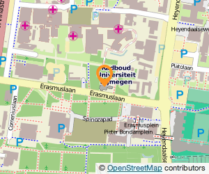 Bekijk kaart van Open Universiteit in Nijmegen