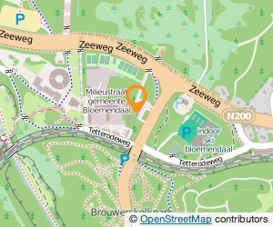 Bekijk kaart van Afvalbrengpunt Gemeente Bloemendaal in Overveen