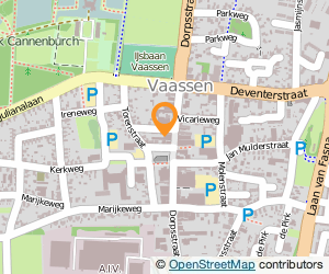 Bekijk kaart van Voegersbedrijf J. van 't Einde  in Vaassen