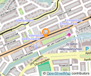Bekijk kaart van Dansschool Cary Wennink  in Amsterdam