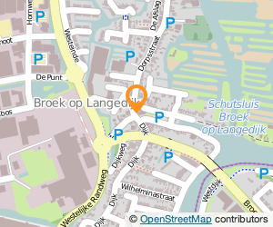 Bekijk kaart van Salon Schouten  in Broek op langedijk