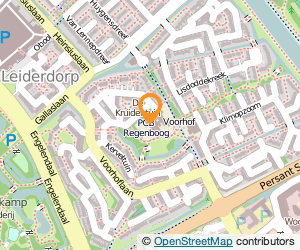 Bekijk kaart van Protestants Christelijke Basisschool De Regenboog in Leiderdorp
