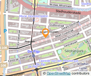 Bekijk kaart van Slagerij Bernard  in Amsterdam