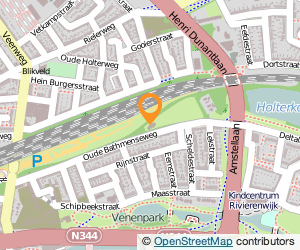Bekijk kaart van Wijk- en Speeltuinvereniging 'Rivierenwijk' in Deventer
