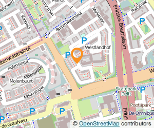 Bekijk kaart van Glaszetbedrijf Molenaar  in Delft