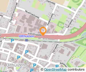 Bekijk kaart van AmbulanceZorg Groningen locatie Uithuizermeeden in Uithuizen