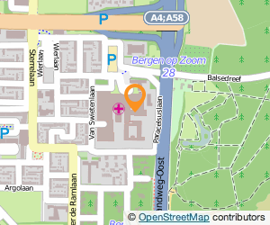 Bekijk kaart van Poli-apotheek Bravis ziekenhuis in Bergen op Zoom
