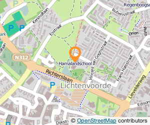 Bekijk kaart van Hamalandschool SO  in Lichtenvoorde