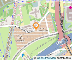 Bekijk kaart van Volkstuinders Vereniging Tuinderslust in Rotterdam