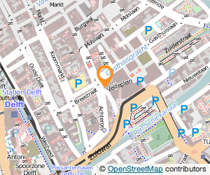 Bekijk kaart van Moodz eten & drinken  in Delft