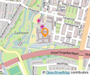 Bekijk kaart van Kapsalon Amphia Ziekenhuis locatie Langendijk in Breda