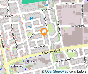 Bekijk kaart van Hoveniers & Groencentrum Ilex  in Leek