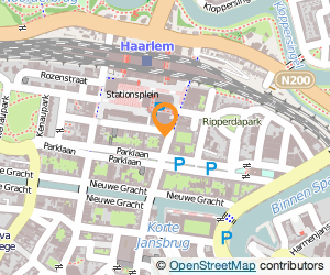 Bekijk kaart van Wascentre 'Het Station'  in Haarlem