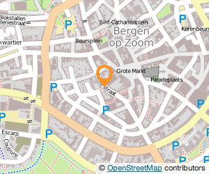 Bekijk kaart van Kledingreparatie De Grote Schaar in Bergen op Zoom