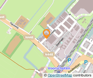 Bekijk kaart van Autobedrijf Hamers  in Voorschoten