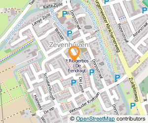 Bekijk kaart van Christelijke basisschool De Eendragt in Zevenhuizen (Zuid-Holland)