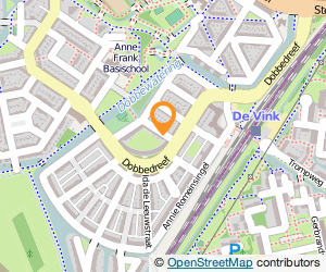 Bekijk kaart van Bewonersbelangenvereniging De Dobbegaarde in Leiden