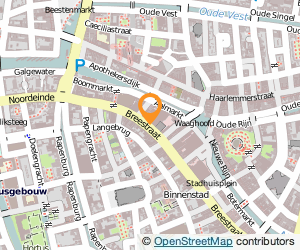 Bekijk kaart van B.V. Facilitaire Dienst Stadsgehoorzaal en de Waag in Leiden