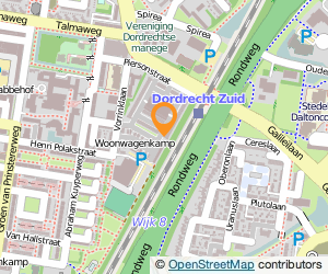 Bekijk kaart van D.A.F. Transport  in Dordrecht