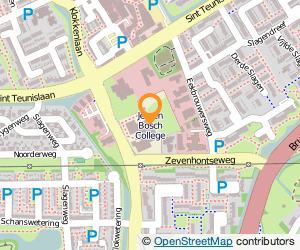 Bekijk kaart van Jeroen Bosch College in Den Bosch