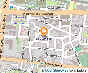 Bekijk kaart van OBS De Vuurvogel  in Tilburg