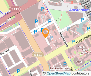 Bekijk kaart van Deutsche Bank  in Amsterdam Zuidoost
